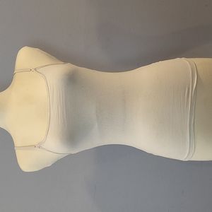 Small White SWS Cami Tank Top with Adjustable Straps